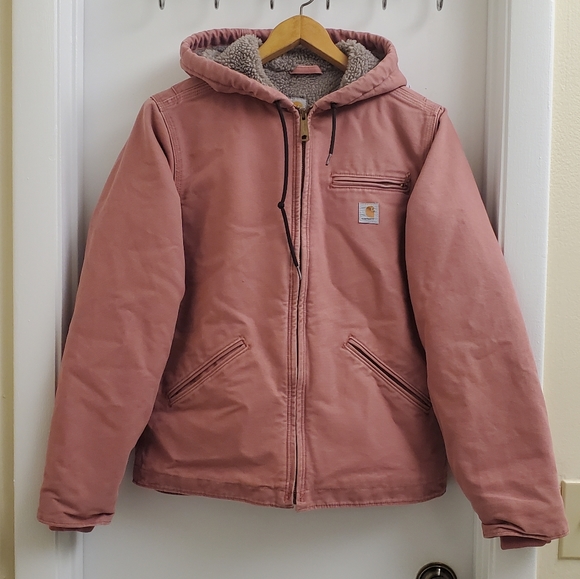 Carhartt Jackets & Blazers - 🤩Rare carhartt sherpa lined canvas jacket size women's s/xs